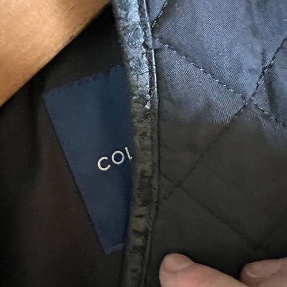 Cole Haan Jacket Quilted Black Belted Coat Women’s XS - Picture 7 of 7